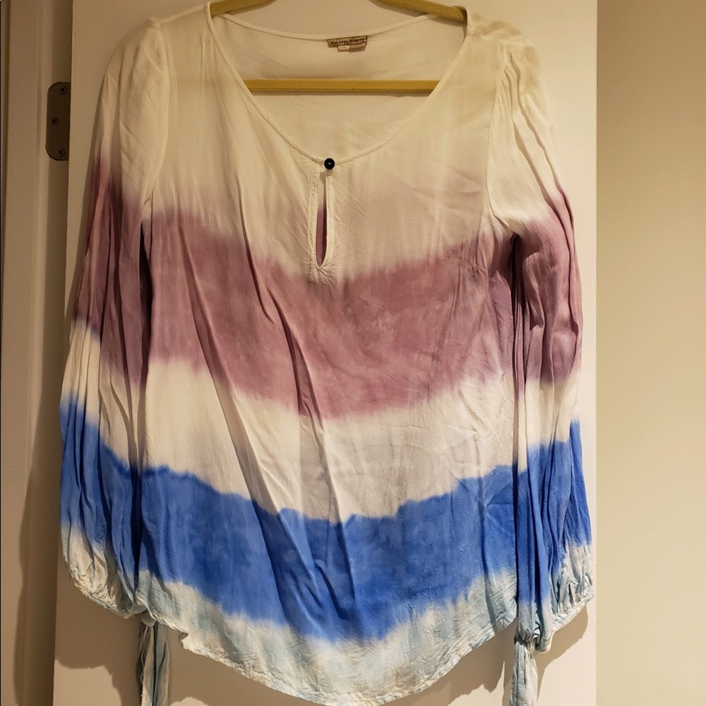 Anthro tie dye top